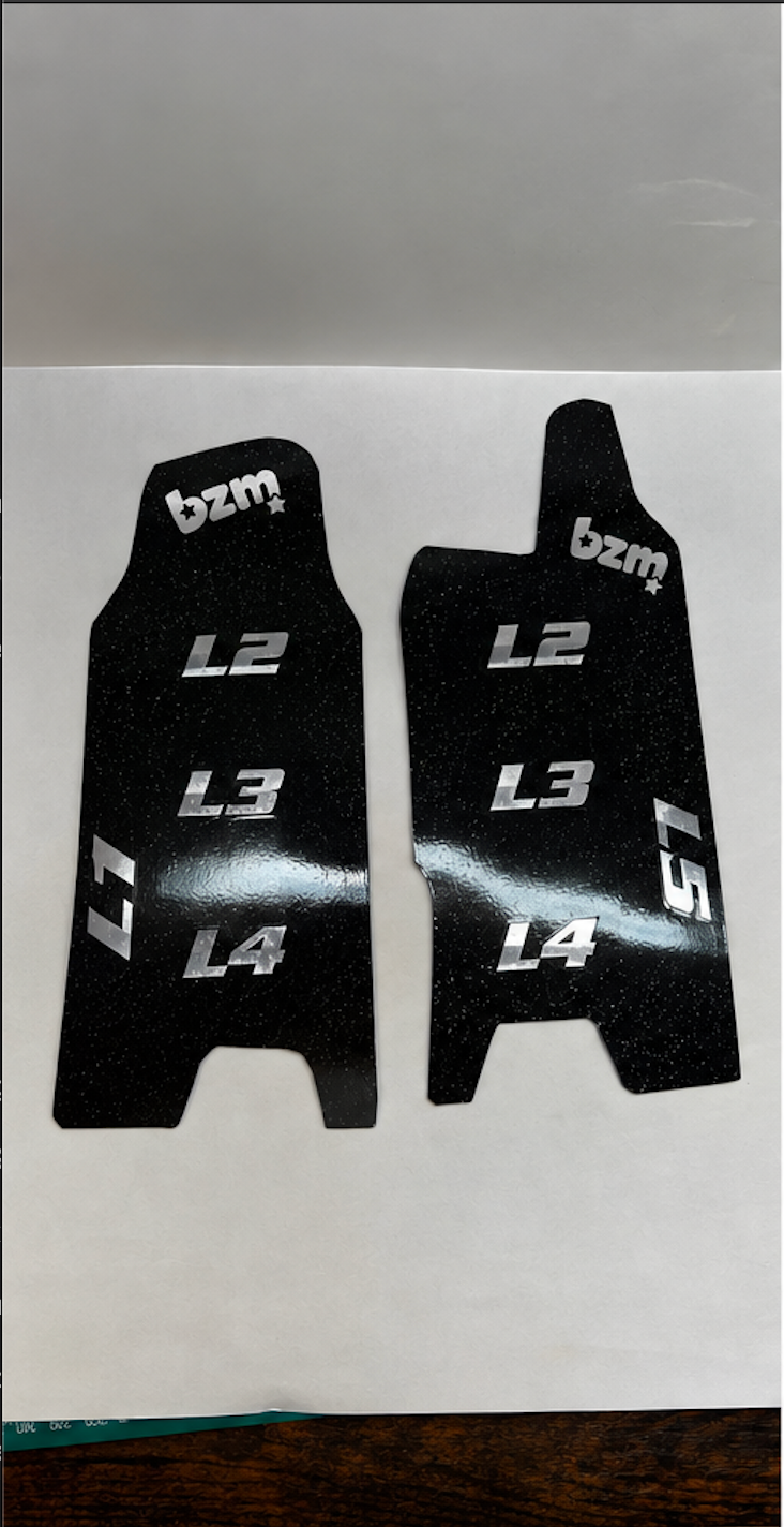 (FIRST EVER) Juiced Fork Guard Decals